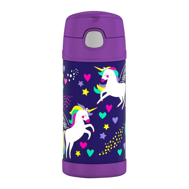 Thermos Funtainer Insulated Drink Bottle - Purple Unicorn