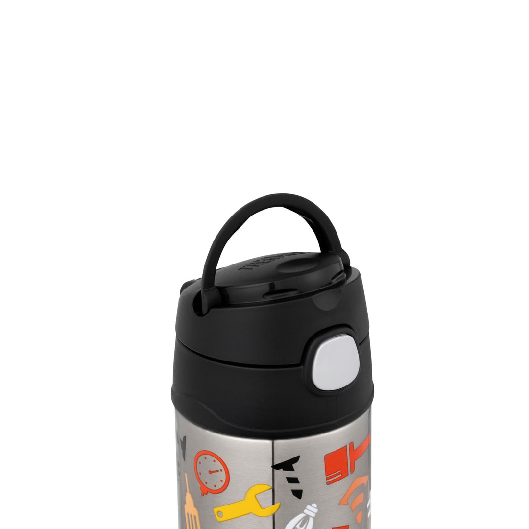 Thermos Funtainer Insulated Drink Bottle - Construction Zone