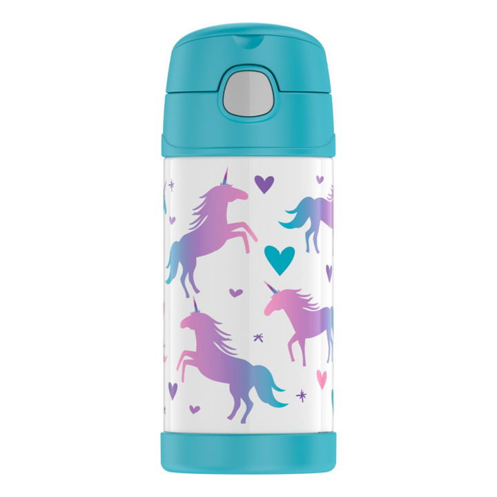 Thermos Funtainer Insulated Drink Bottle - Teal Unicorn