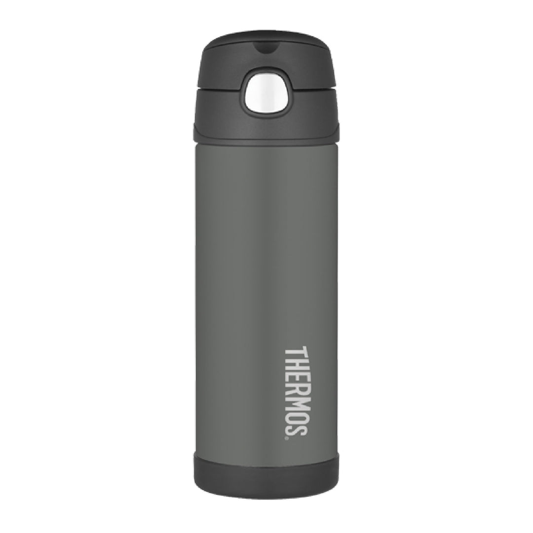 Thermos Funtainer LARGE Insulated Drink Bottle - Charcoal