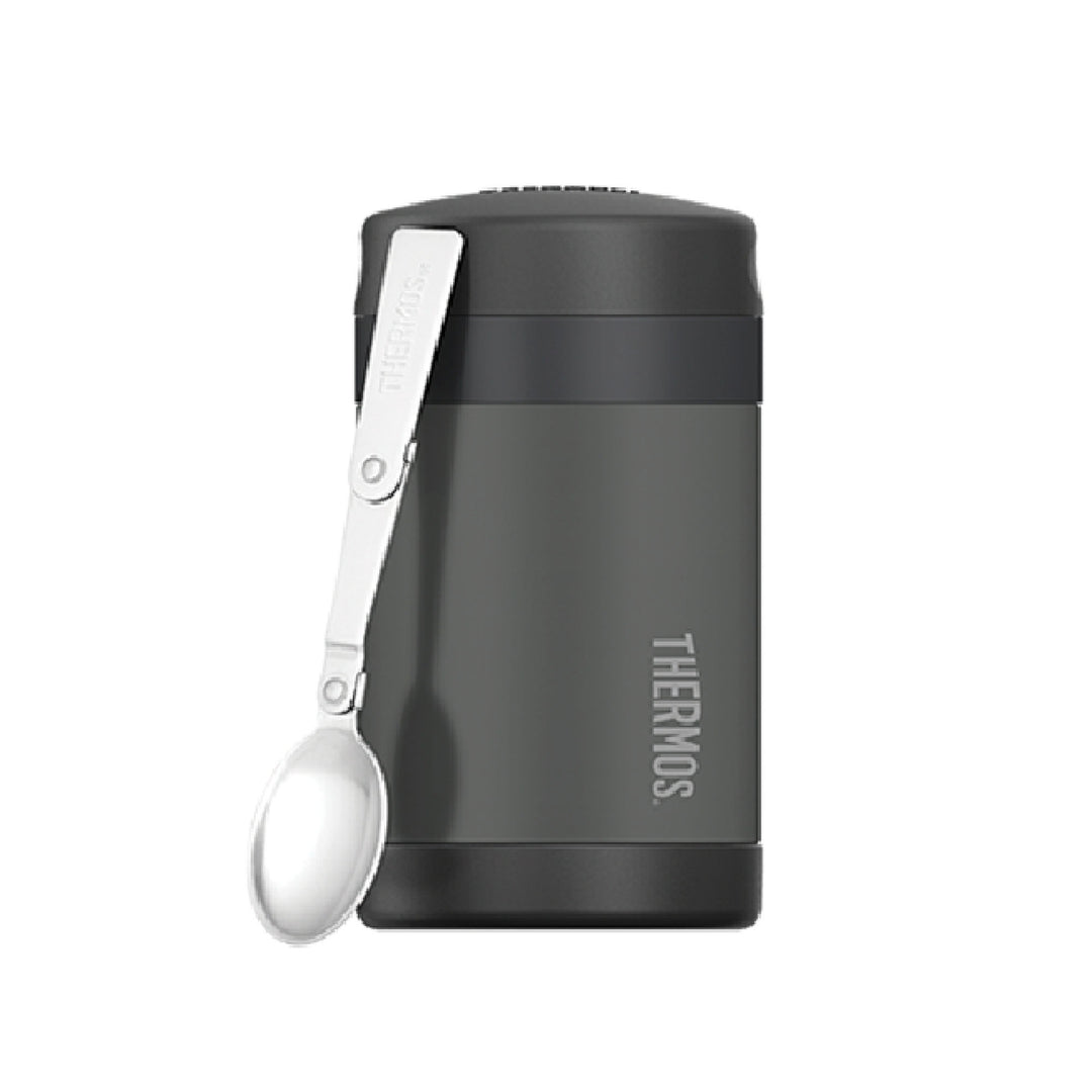 Thermos Funtainer LARGE Insulated Food Jar With Spoon - Charcoal