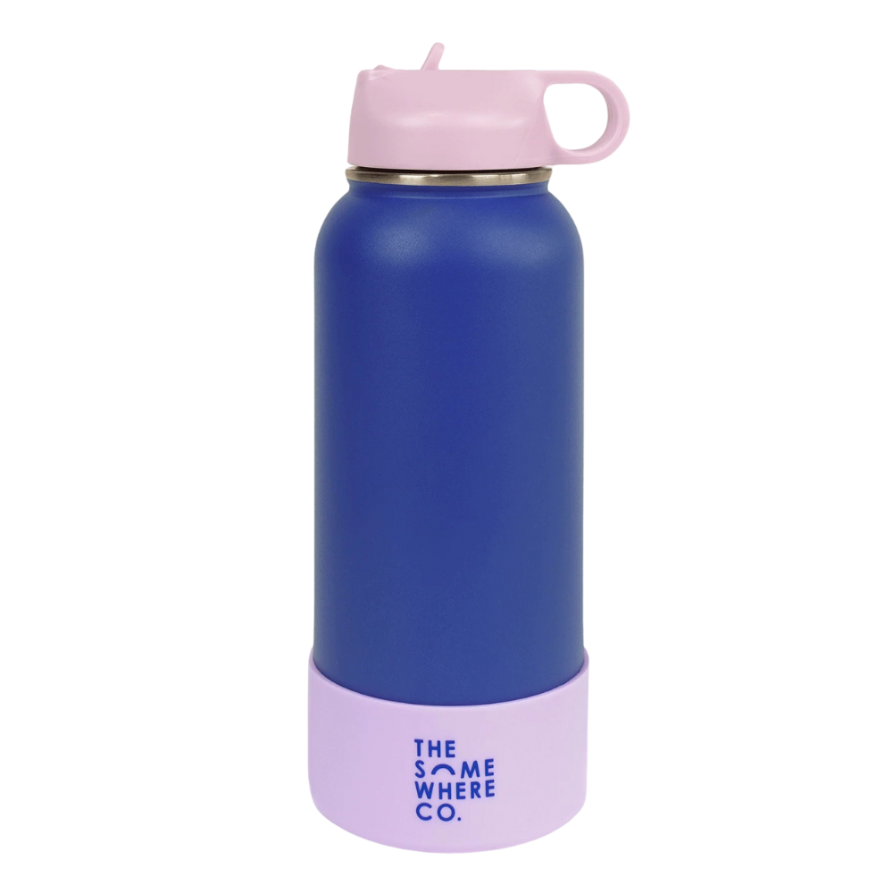 The Somewhere Co. Insulated Drink Bottle - 1L - Indigo