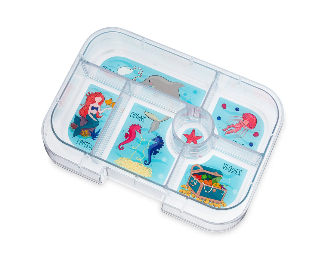 Yumbox Original 6 Lunch Box - Malibu Purple - Mermaid