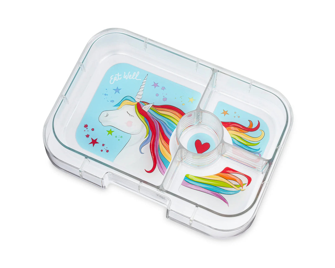 Yumbox Panino 4 Lunch Box - Malibu Purple - Unicorn