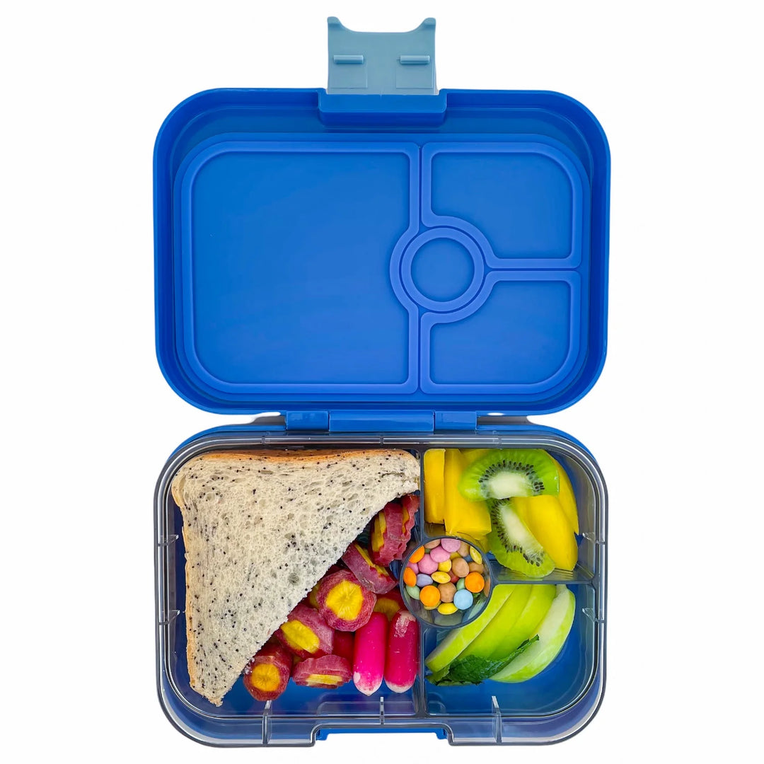 Yumbox Panino 4 Lunch Box - Surf Blue - Dinosaur