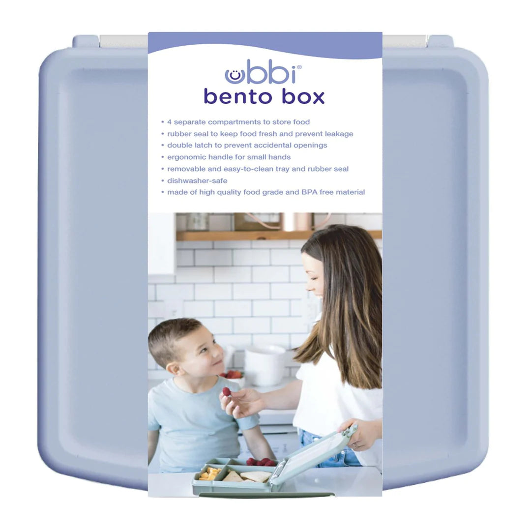Ubbi Bento Lunch Box - Cloud Blue