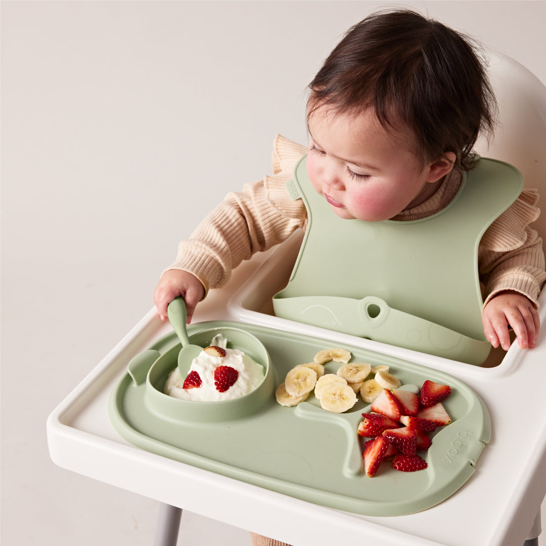 b.box Roll & Go Mealtime Mat - Sage