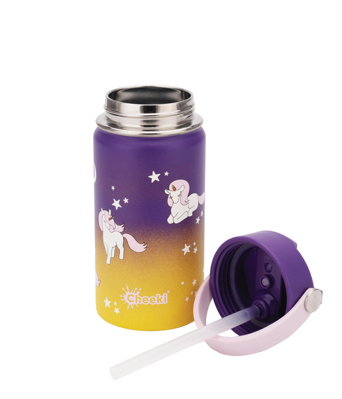 Cheeki 400ml Insulated Adventure Bottle - Unicorn