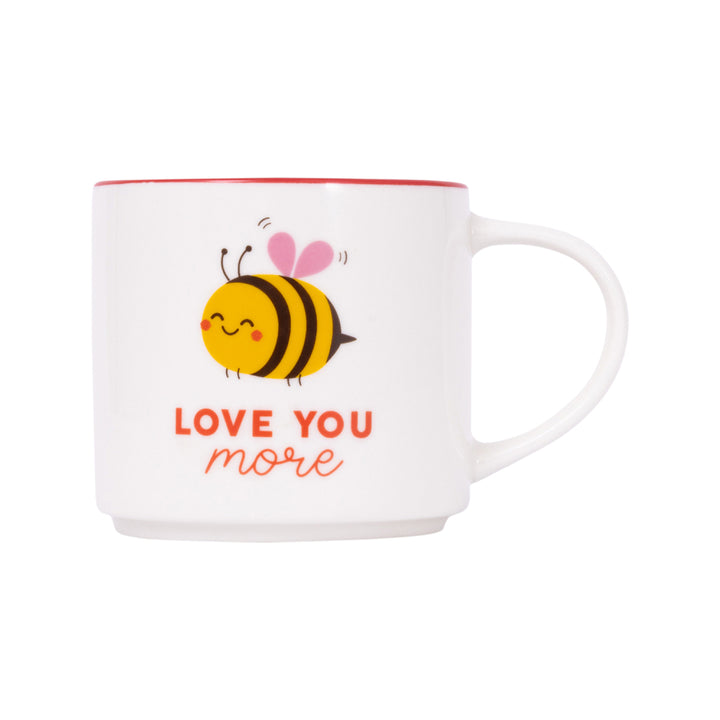 Valentine's Love You Bee Mug Set