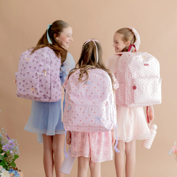 PRE-ORDER - Fox & Fallow Campus Backpack + Large Insulated Lunch Bag Bundle - French Bows