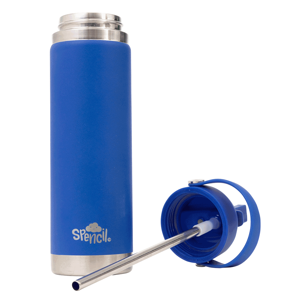 Spencil BIG Insulated Drink Bottle - Azure