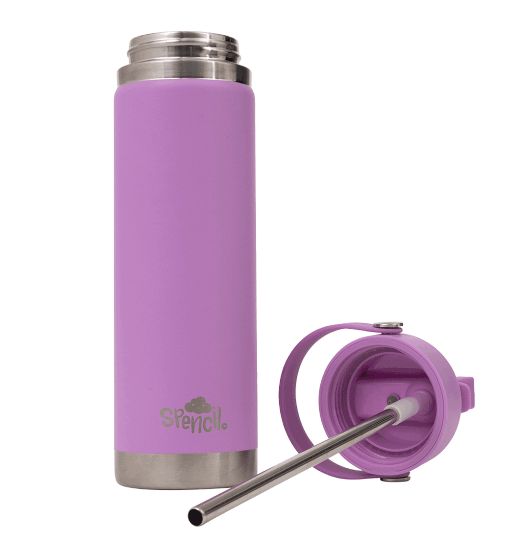 PRE-ORDER - Spencil BIG Insulated Drink Bottle 650ml - Lilac