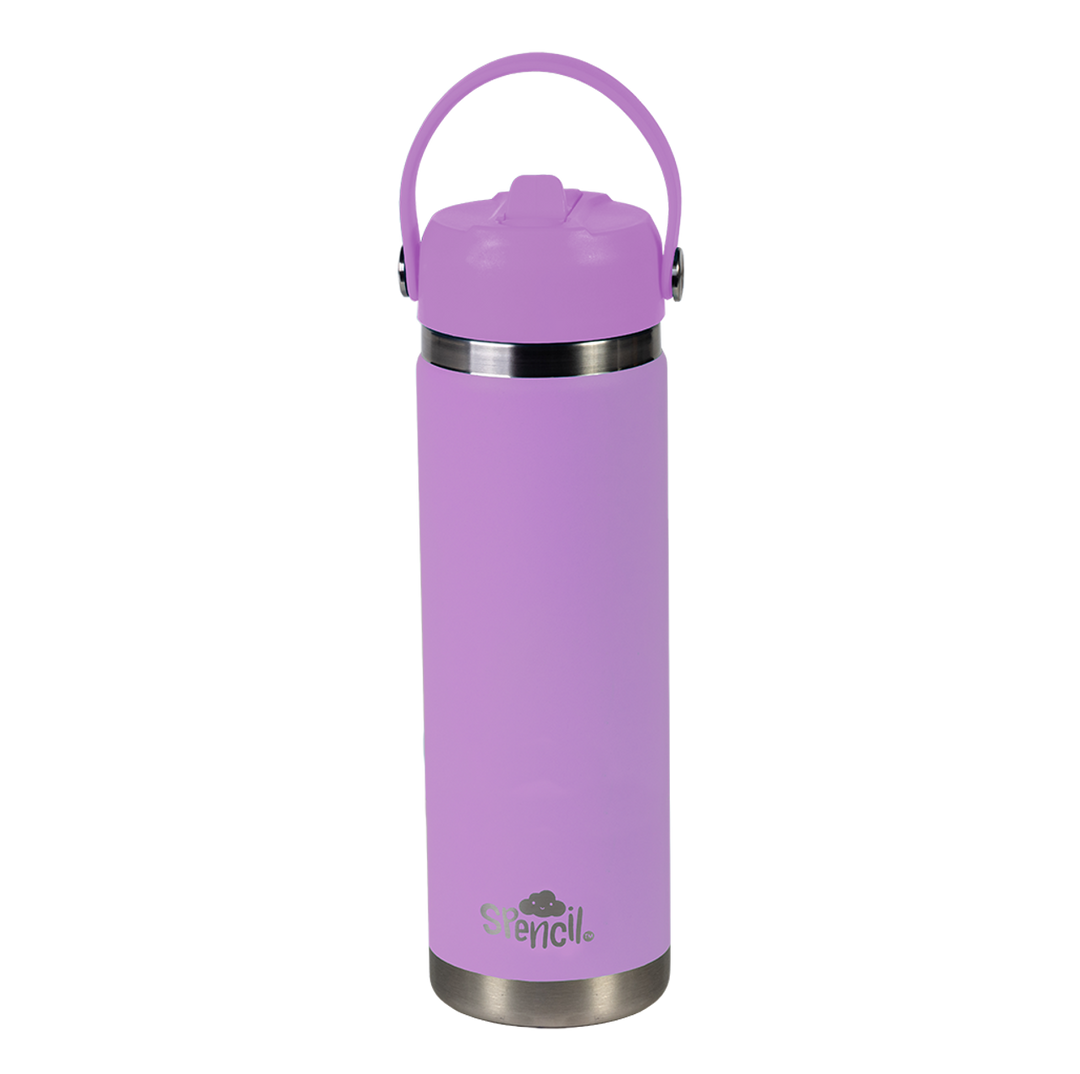 PRE-ORDER - Spencil BIG Insulated Drink Bottle 650ml - Lilac