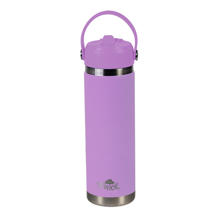 PRE-ORDER - Spencil BIG Insulated Drink Bottle 650ml - Lilac