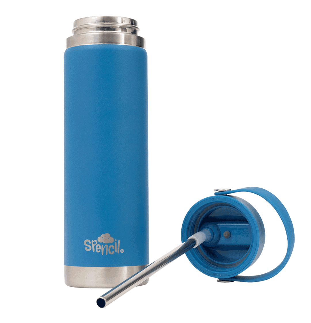 PRE-ORDER - Spencil BIG Insulated Drink Bottle 650ml - Pacific