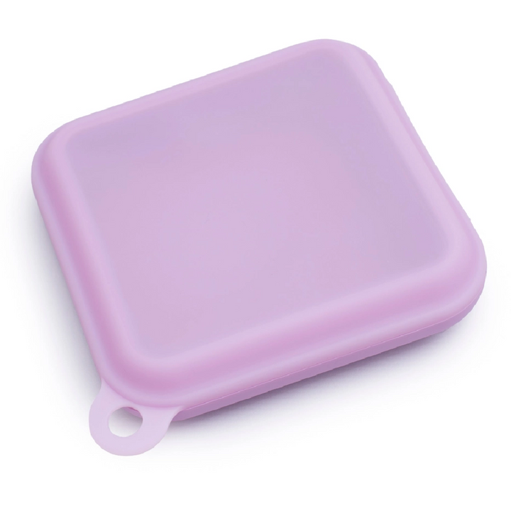 We Might Be Tiny Reusable Sandwich Pouchies - Purple & Tangerine