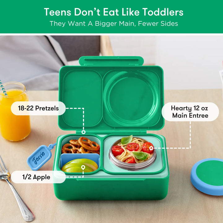 OmieBox UP Hot & Cold Lunch Box - Jade Green