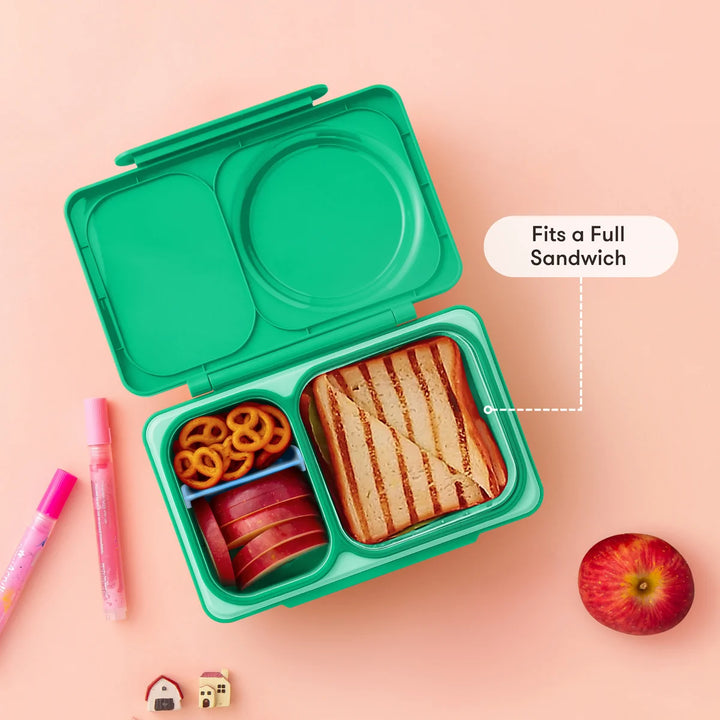 OmieBox UP Hot & Cold Lunch Box - Jade Green