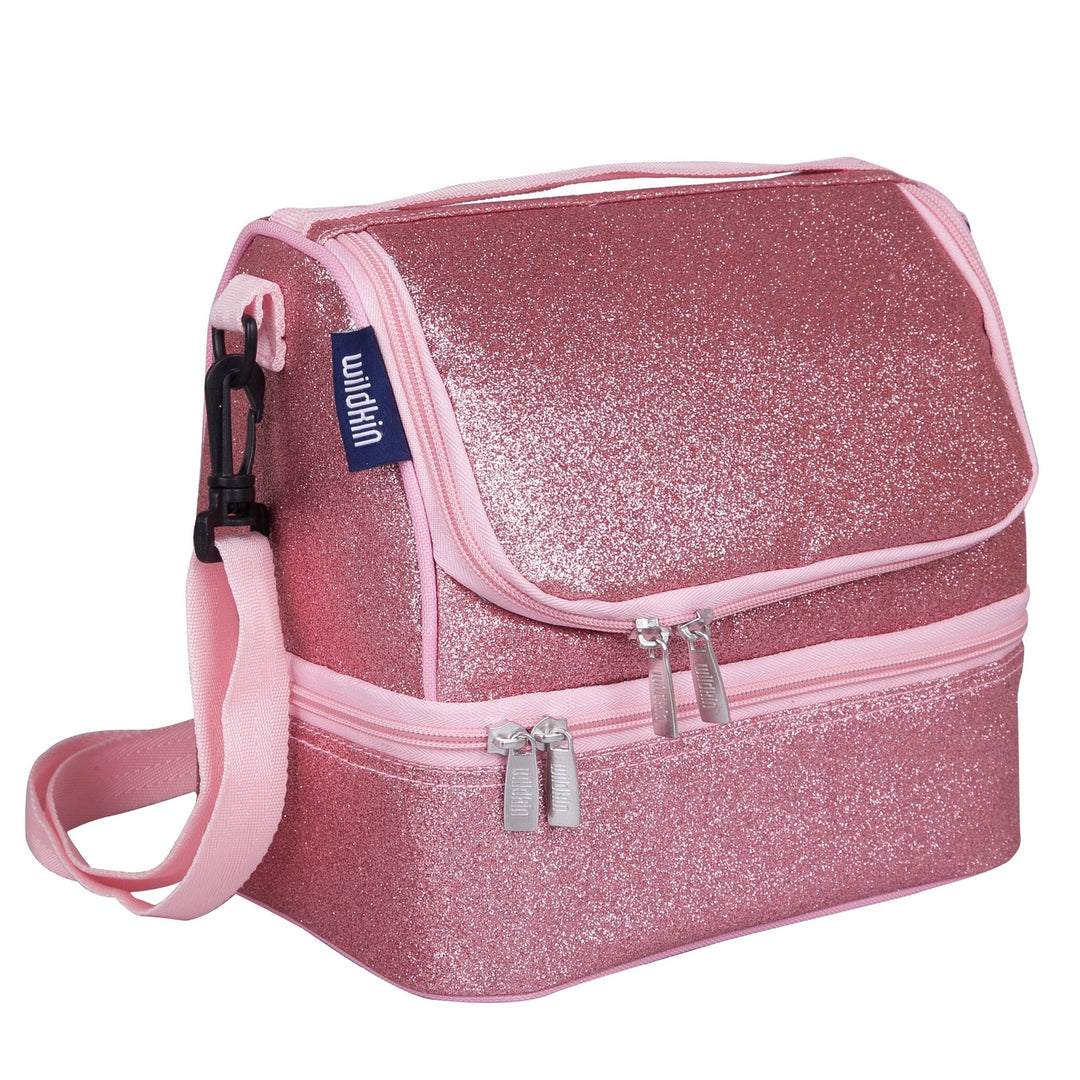 WIldkin Double Decker Lunch Bag - Pink Glitter