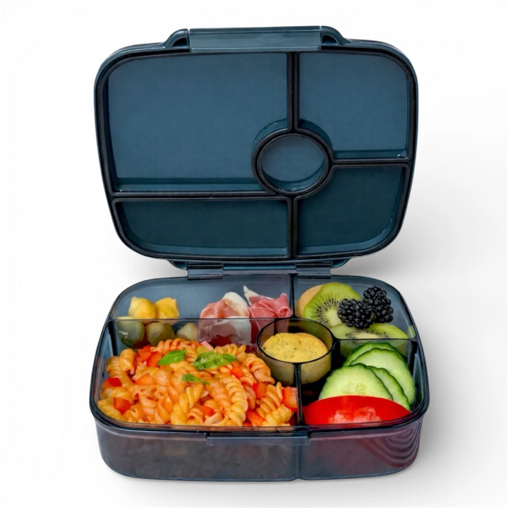 PRE-ORDER - Yumbox Go Bento Box - 5 Compartments - Berlin Charcoal Grey