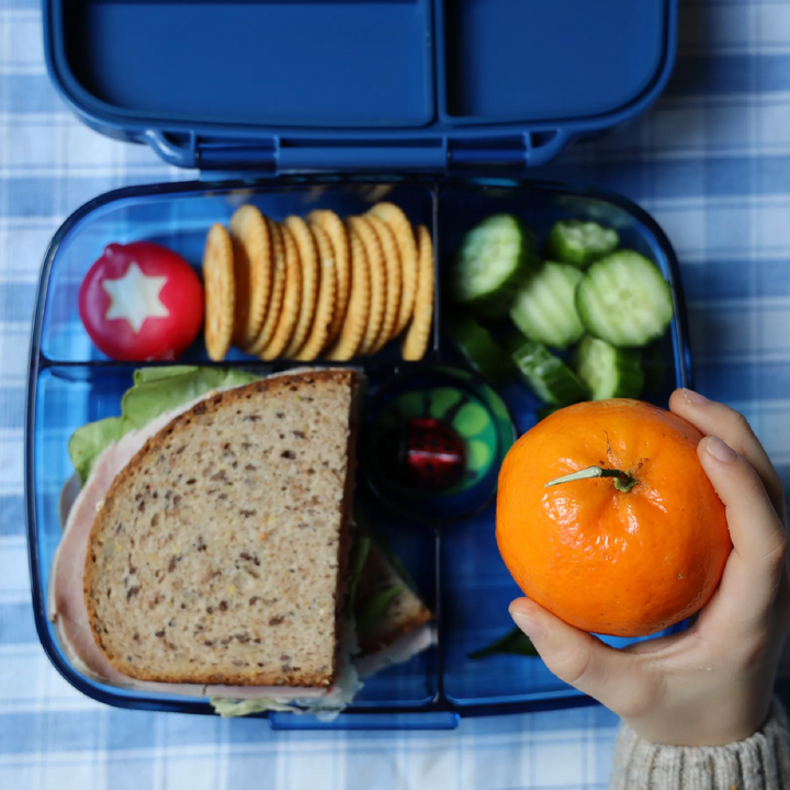 PRE-ORDER - Yumbox Go Bento Box - 5 Compartments - Oslo Blue