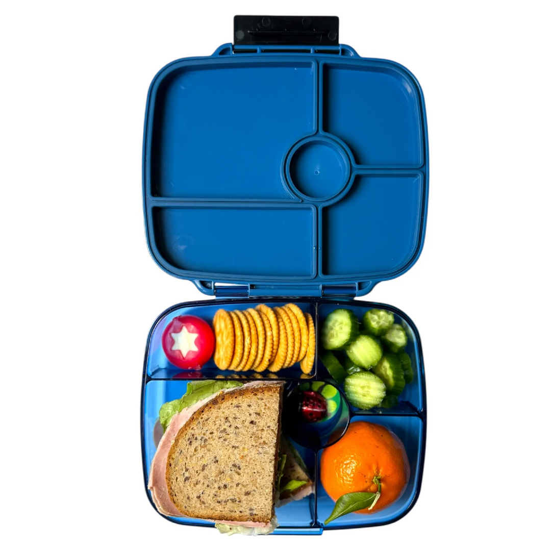 PRE-ORDER - Yumbox Go Bento Box - 5 Compartments - Oslo Blue