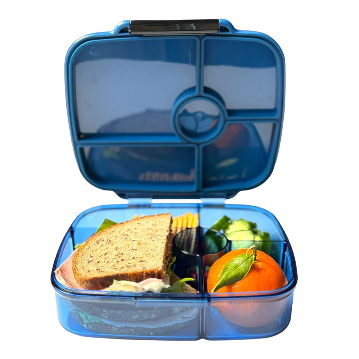 PRE-ORDER - Yumbox Go Bento Box - 5 Compartments - Oslo Blue
