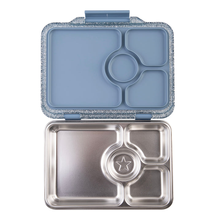 Yumbox Prêt Stainless Steel Bento Box - Paris Blue Glitter