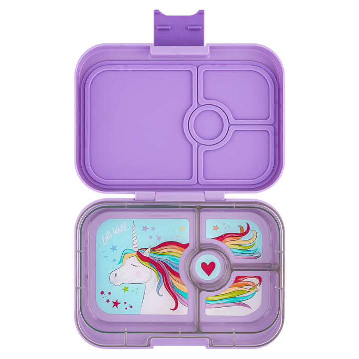 Yumbox Panino 4 Lunch Box - Lavande Purple - Unicorn