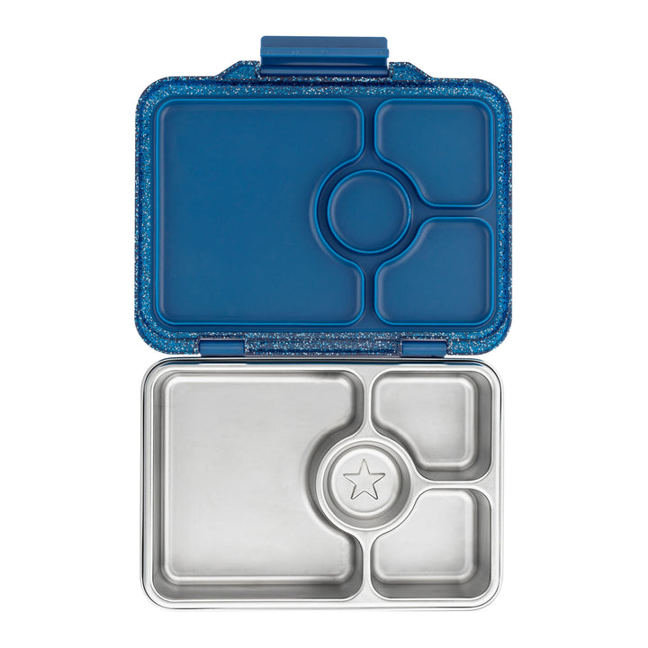 Yumbox Prêt Stainless Steel Bento Box - Twilight Blue Glitter