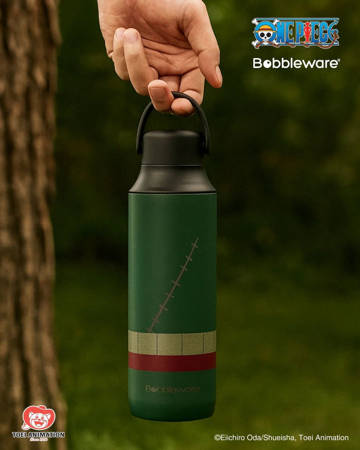PRE-ORDER - Bobbleware Hydrate Insulated 2-in-1 Drink Bottle - 600ml - Zoro Edition