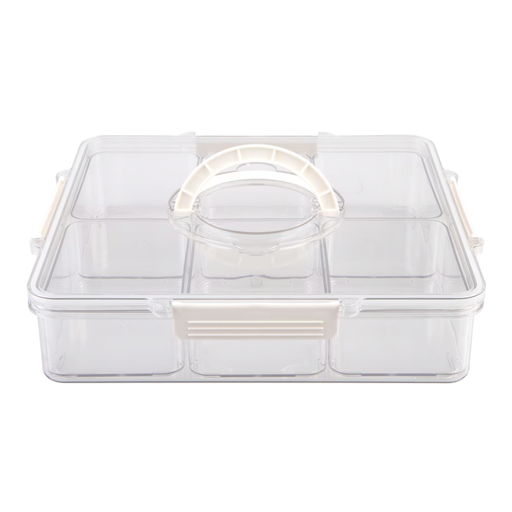 Alfresco Lane Square Grazing Box - 6 Compartments
