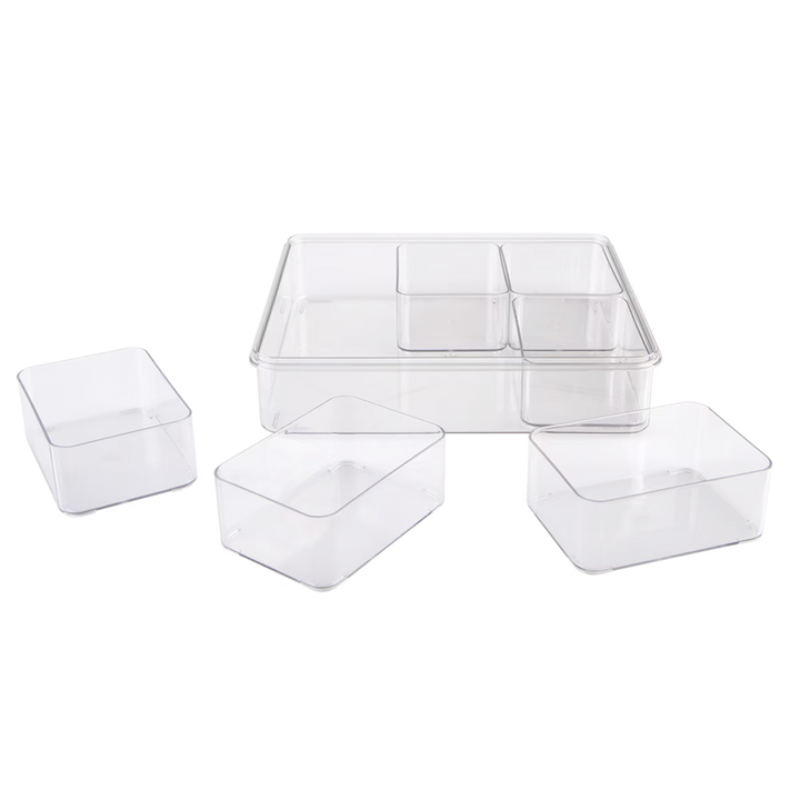 Alfresco Lane Square Grazing Box - 6 Compartments