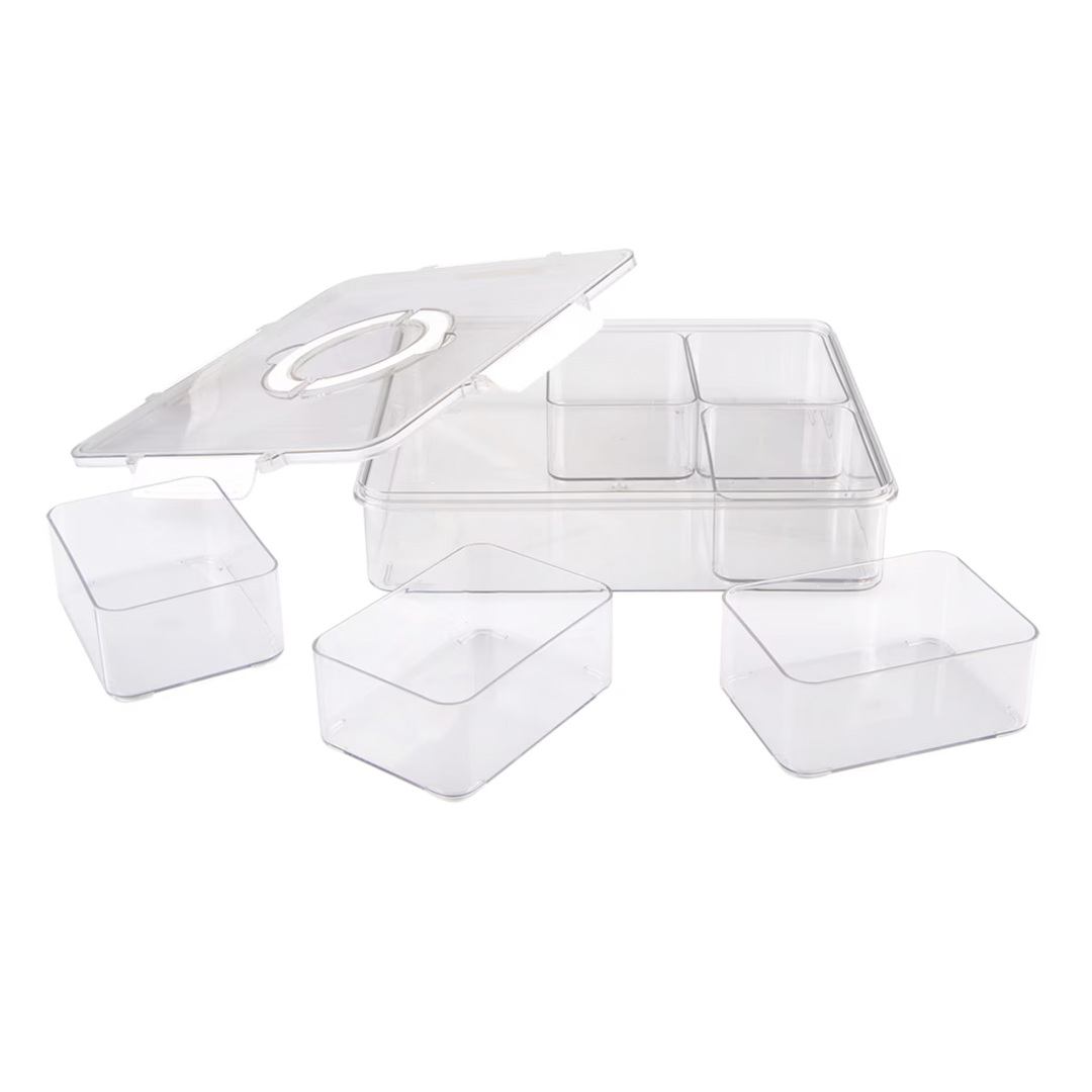 Alfresco Lane Square Grazing Box - 6 Compartments