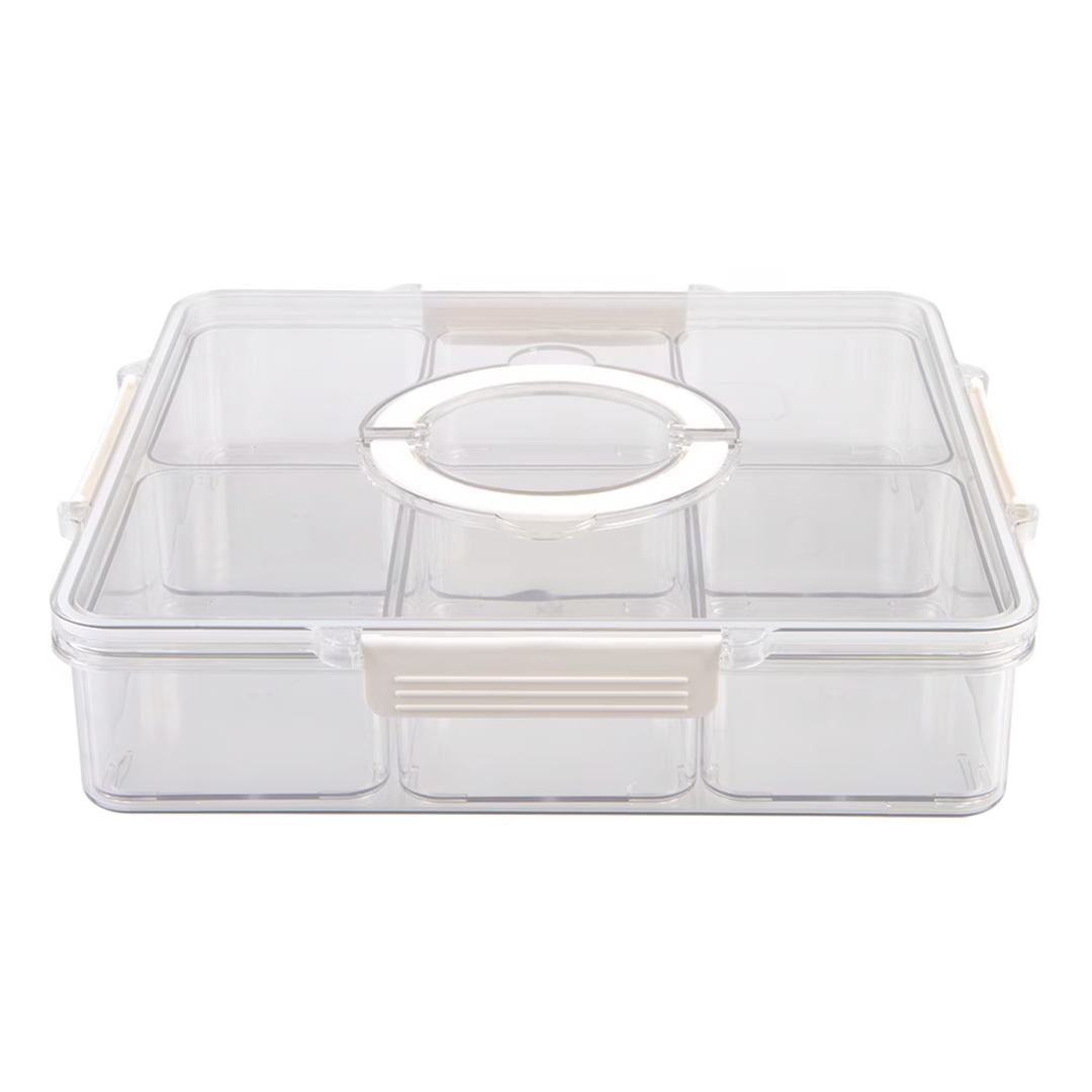 Alfresco Lane Square Grazing Box - 6 Compartments