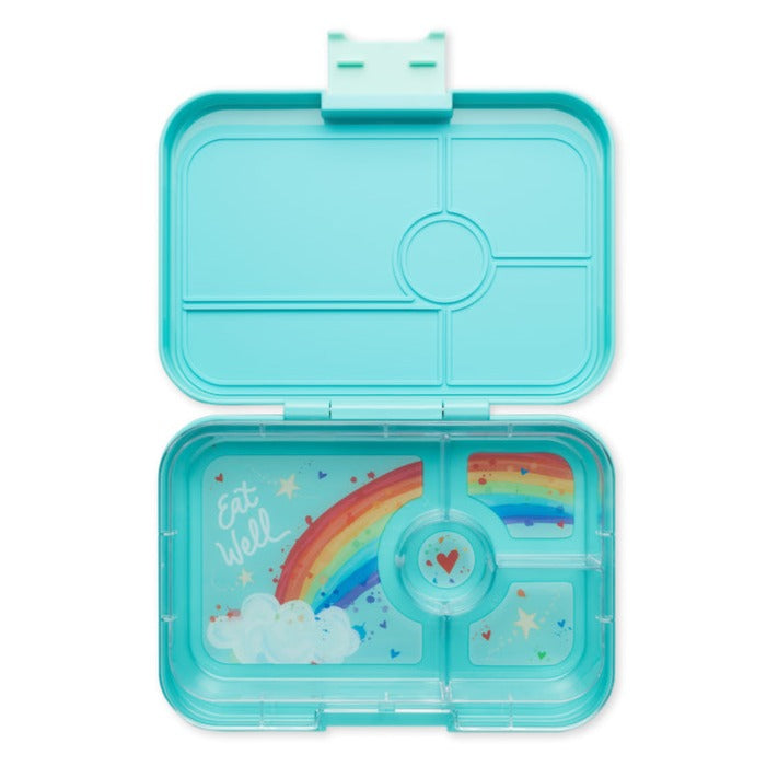 Yumbox Tapas Lunch Box 4 - Antibes Blue - Rainbow