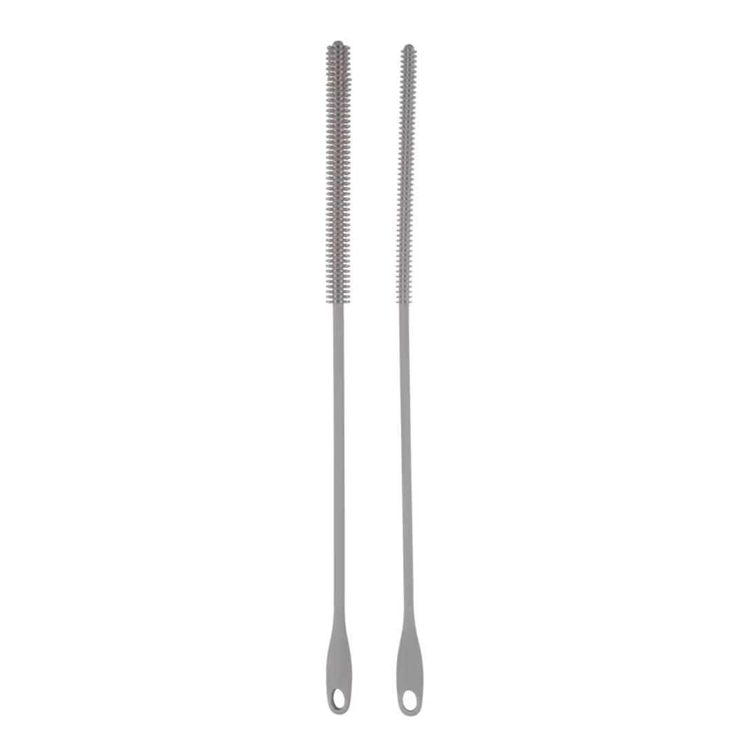 Appetito Silicone Straw Cleaning Brush Set Of 2