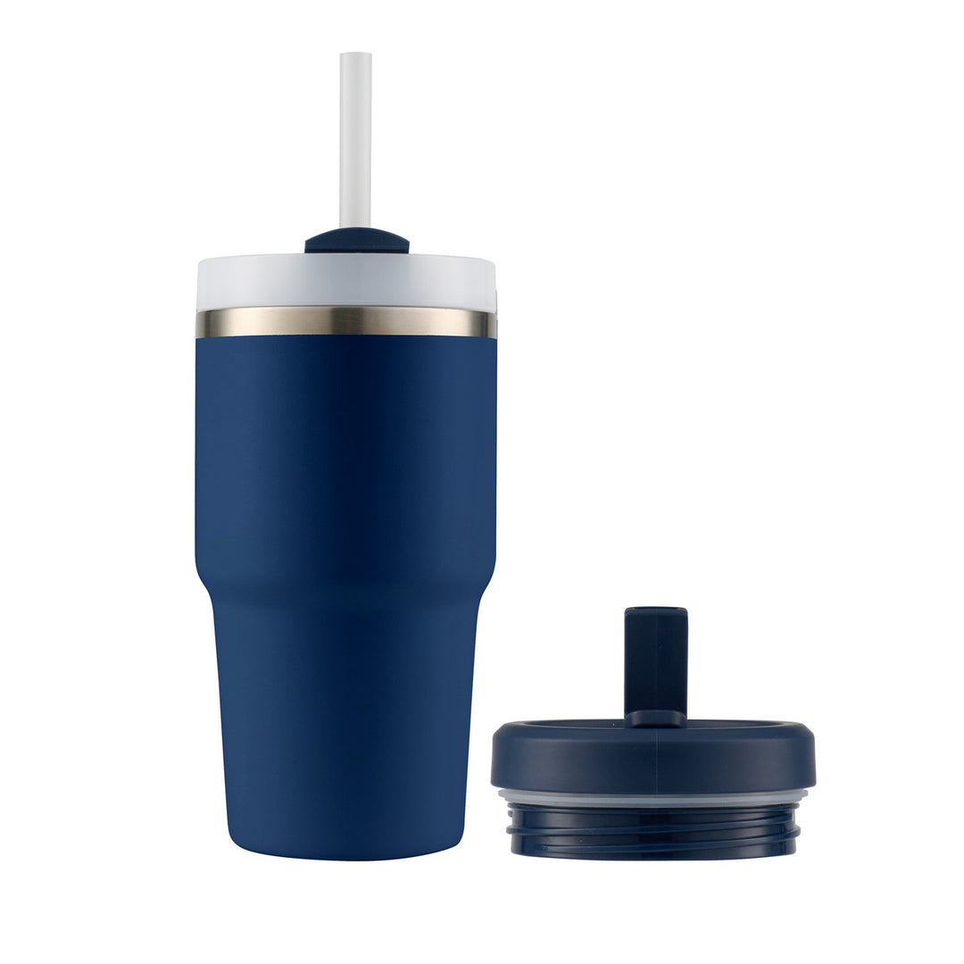 Avanti HydroQuench Junior Smoothie Tumbler with Two Lids - Navy Blue