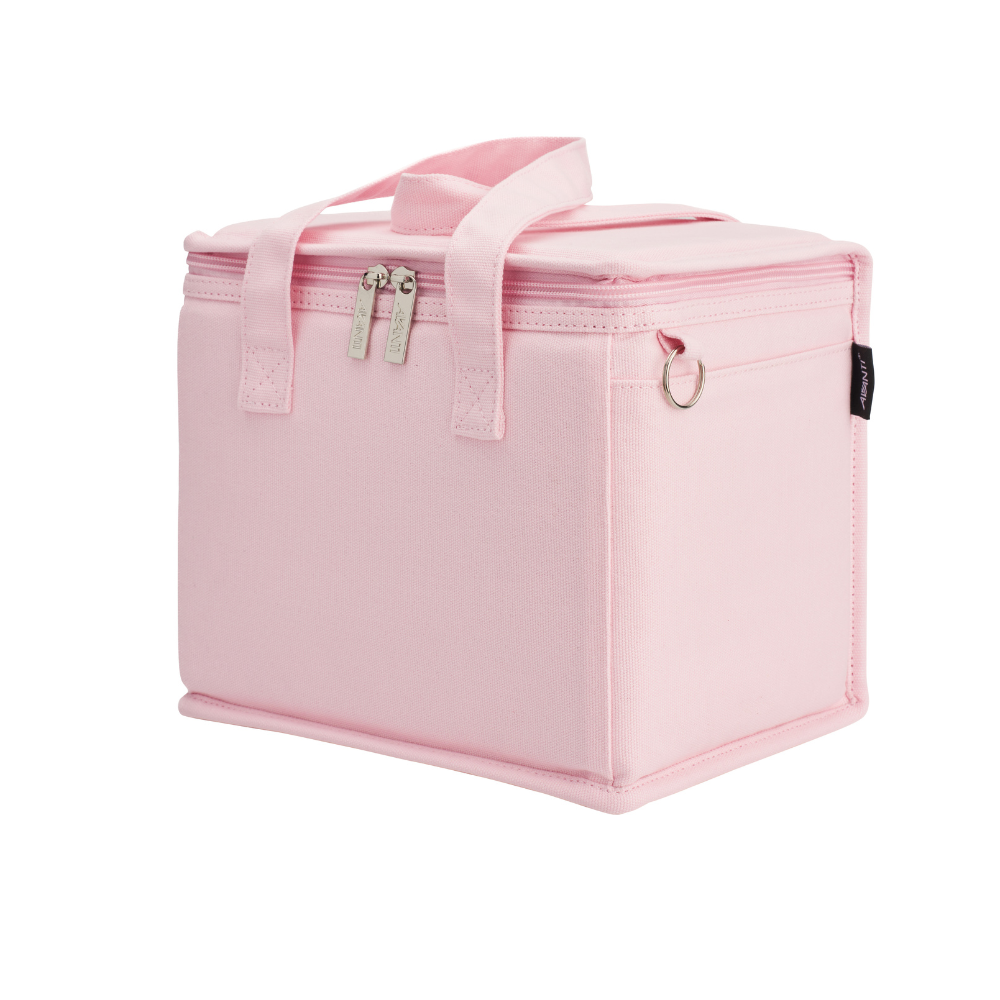 Avanti Insulated Canvas Lunch Bag - Blush Pink