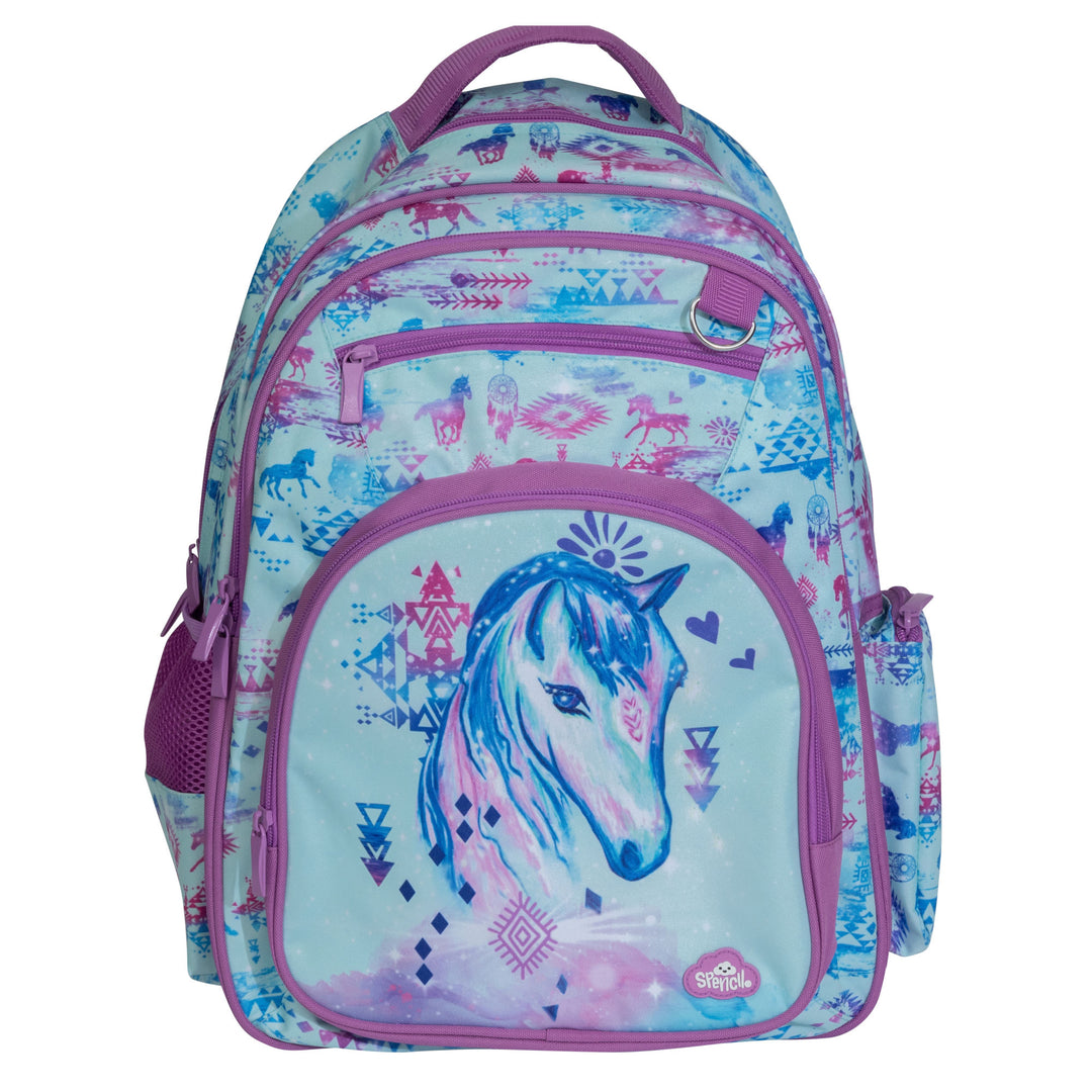 Spencil Big Kids Backpack - Aztec Horse