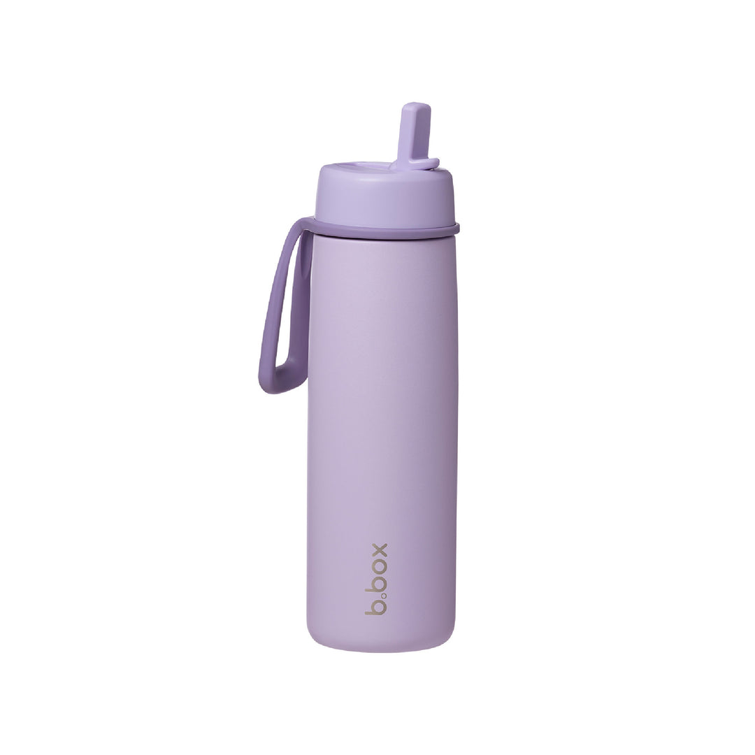 b.box Insulated Flip Top Drink Bottle 690ml - Lilac Love