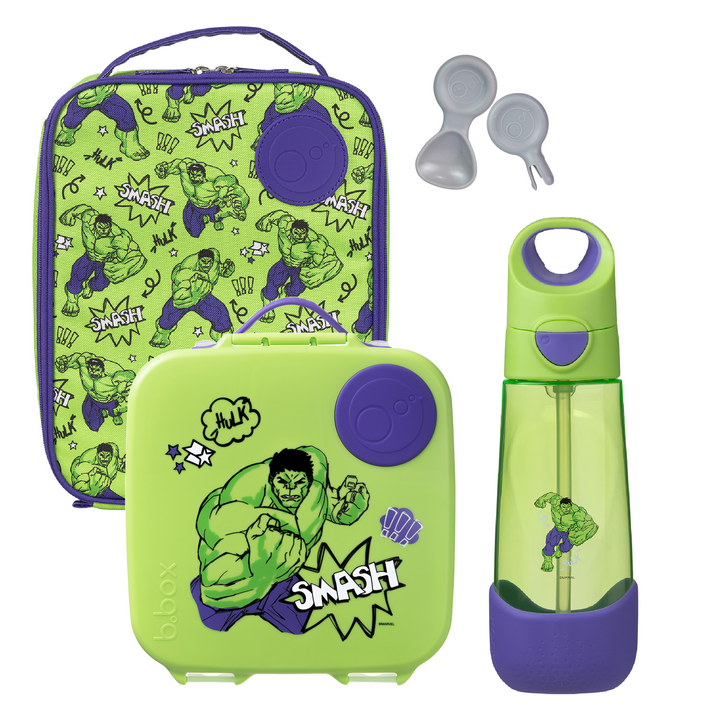 b.box Bento Lunch Box & Bottle Bundle - Hulk