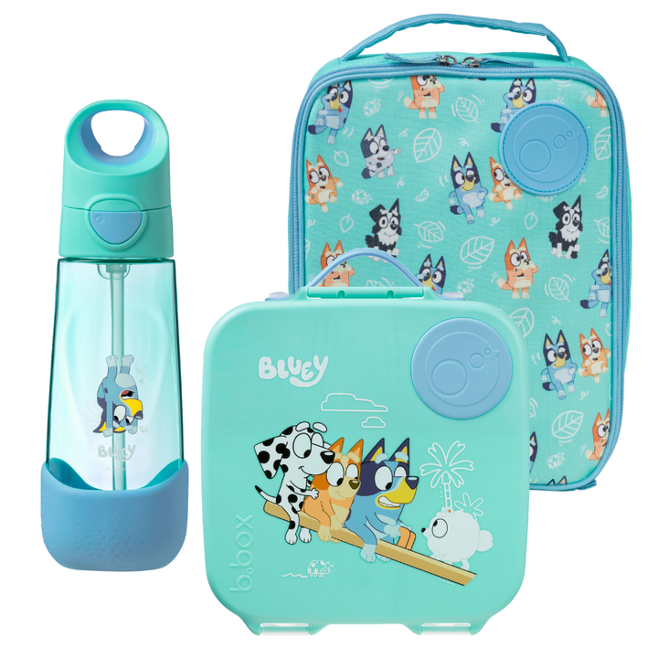b.box Bento Lunch Box & Bottle Bundle - Playtime Bluey
