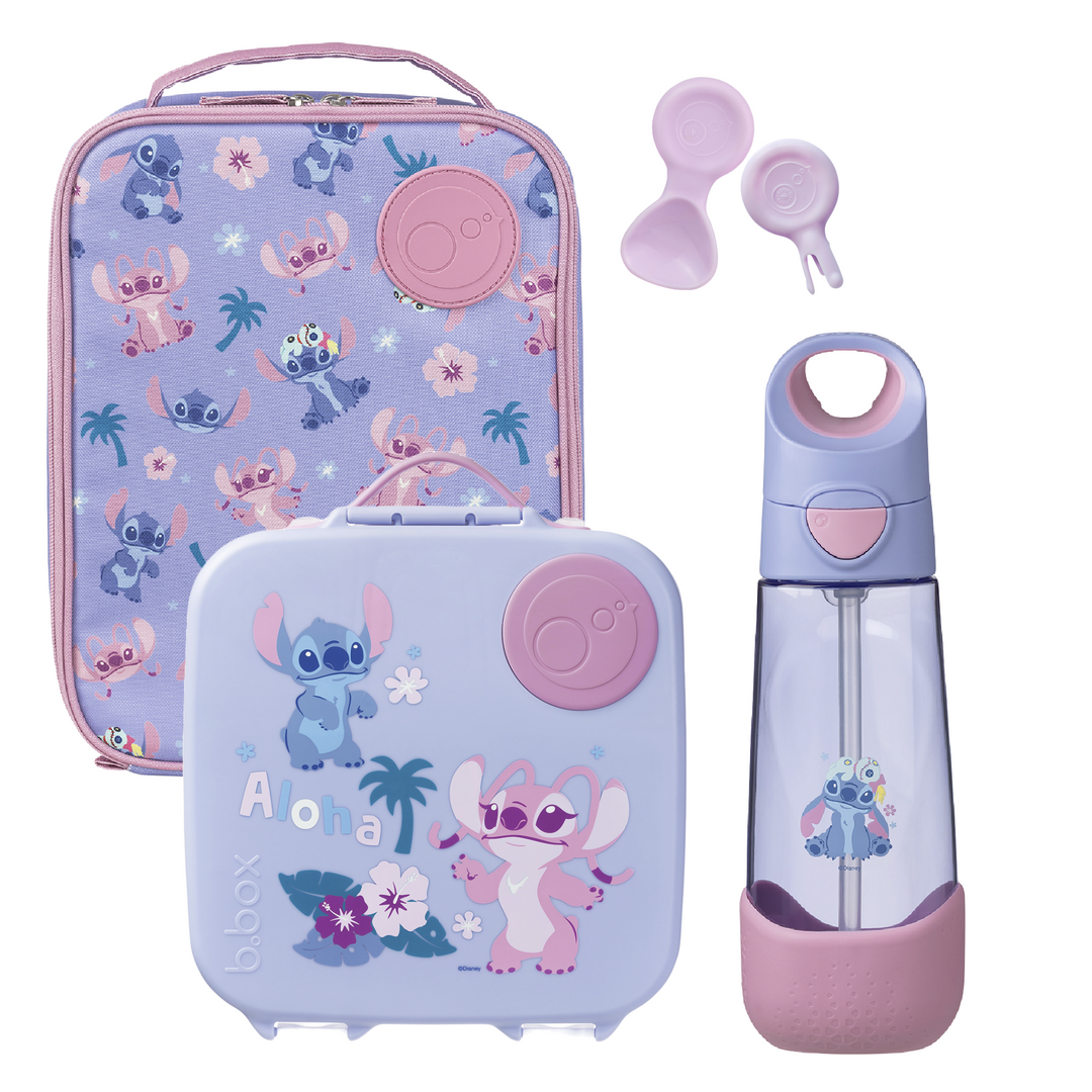 b.box Bento Lunch Box & Bottle Bundle - Stitch