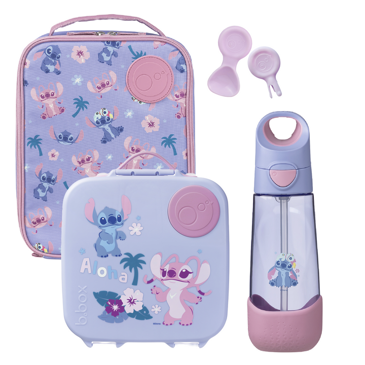 b.box Bento Lunch Box & Bottle Bundle - Stitch