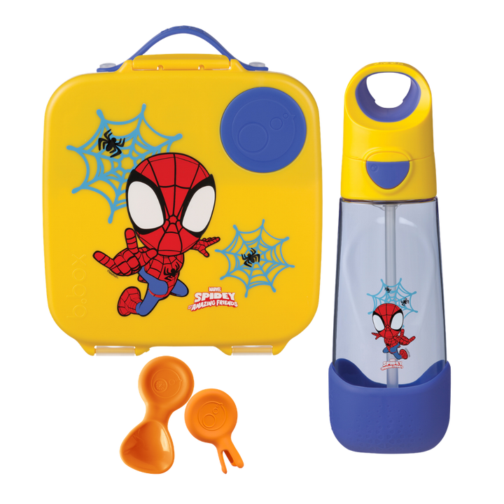 b.box Large Lunch Box & Bottle Bundle - Spidey