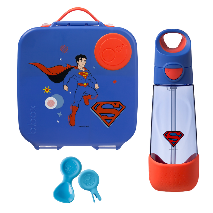 b.box Large Lunch Box & Bottle Bundle - Superman