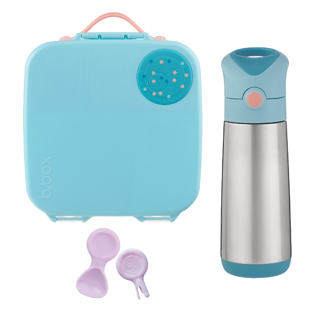b.box Large Lunch Box & Large Bottle Bundle - Confetti