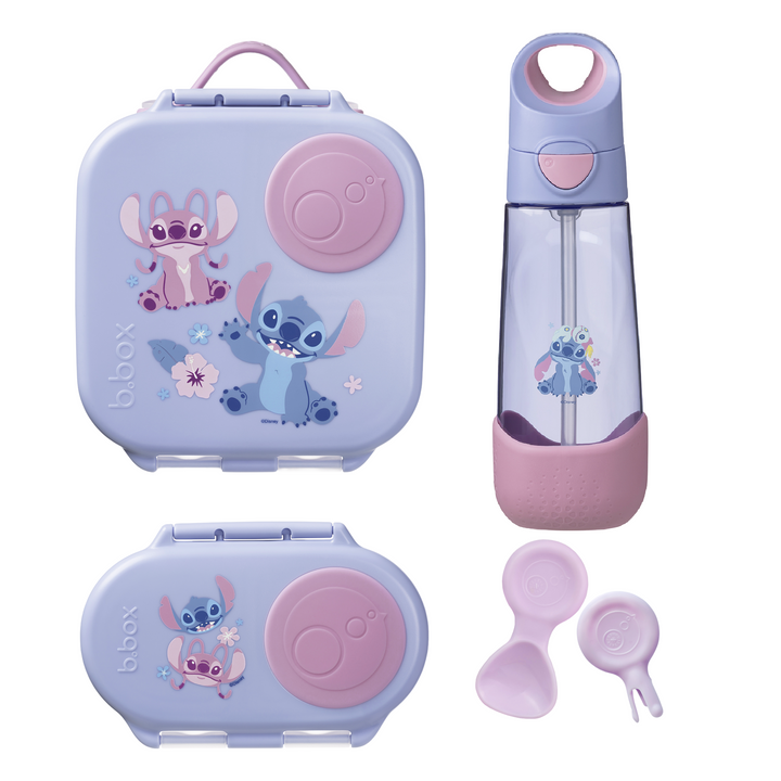 b.box Mini Lunch Box & Drink Bottle Bundle - Stitch