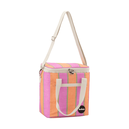 Kollab Mini Insulated Cooler Bag - Sunset Stripe